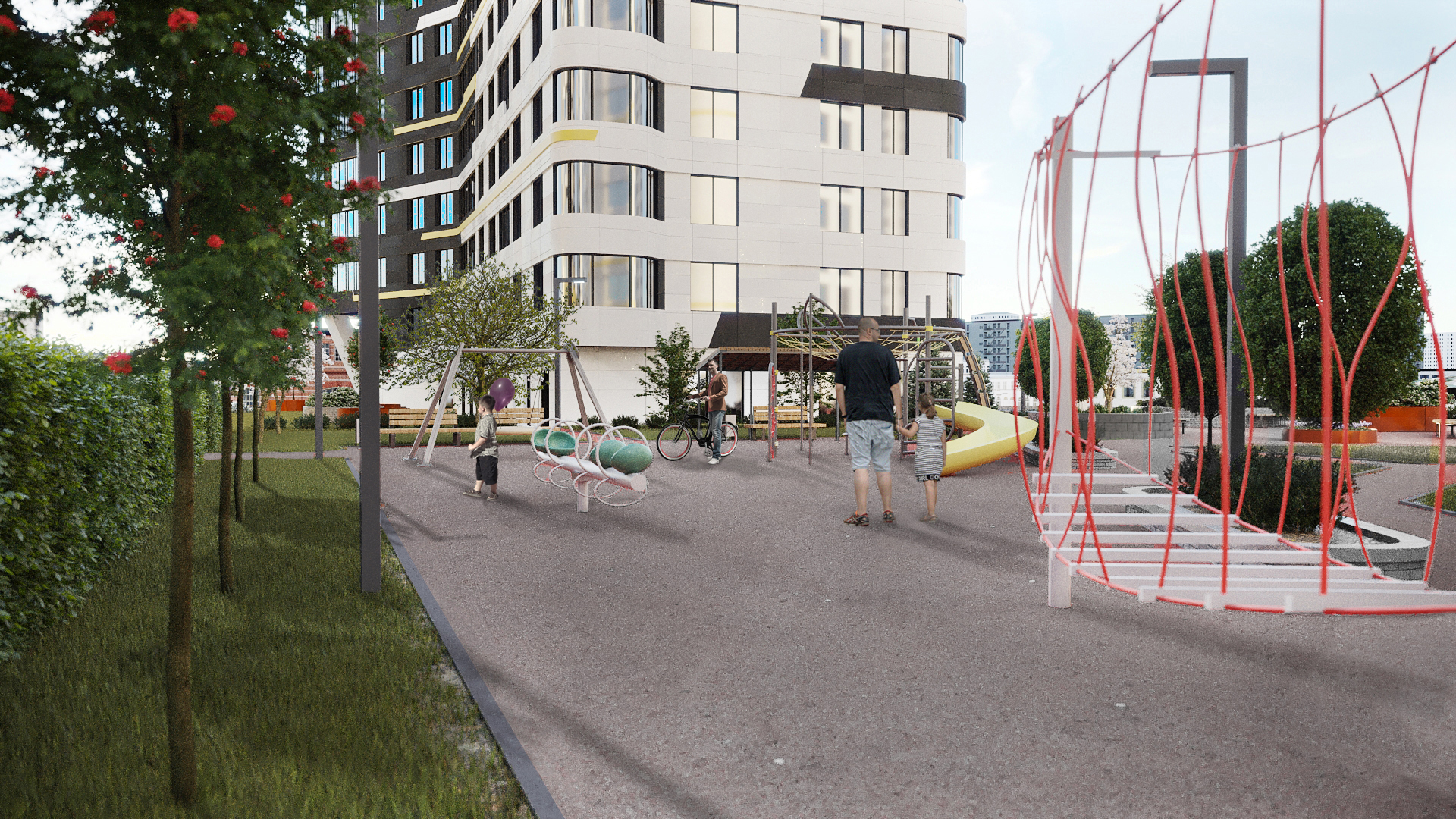 Благоустройство внутренней территории