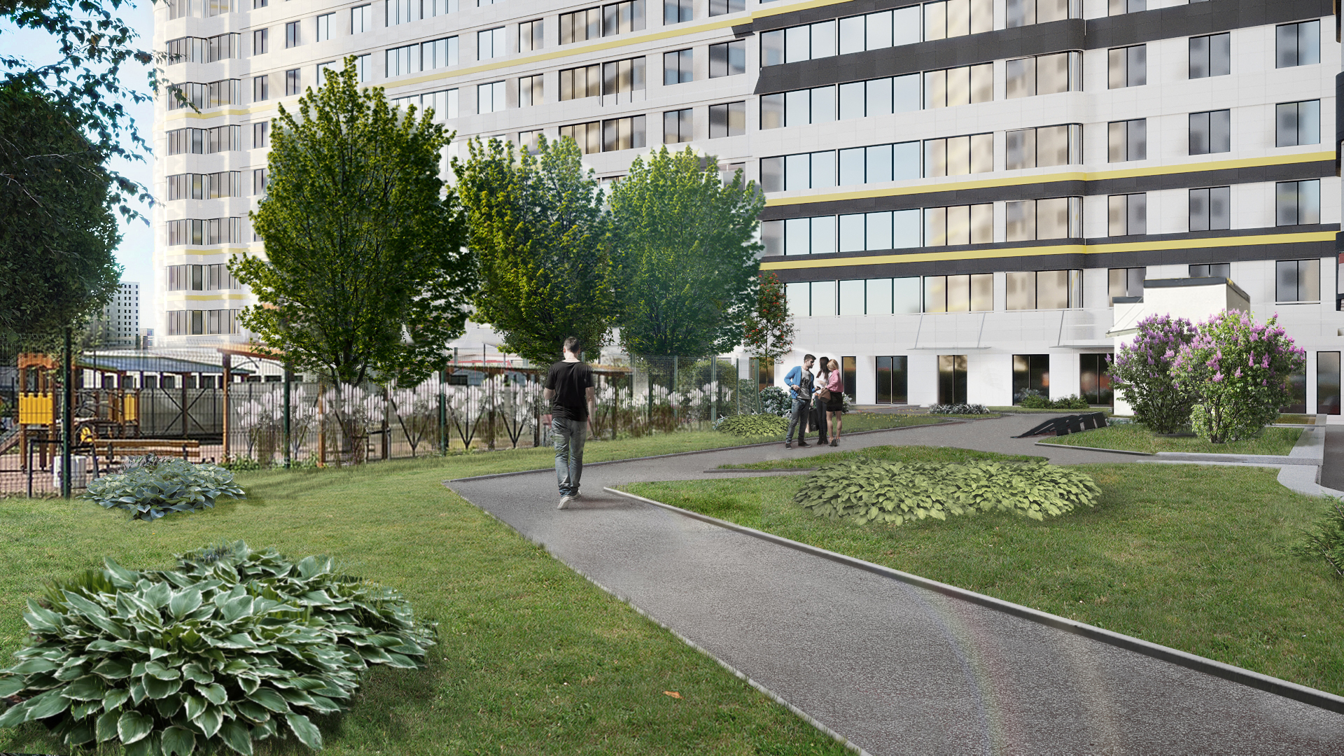 Благоустройство внутренней территории