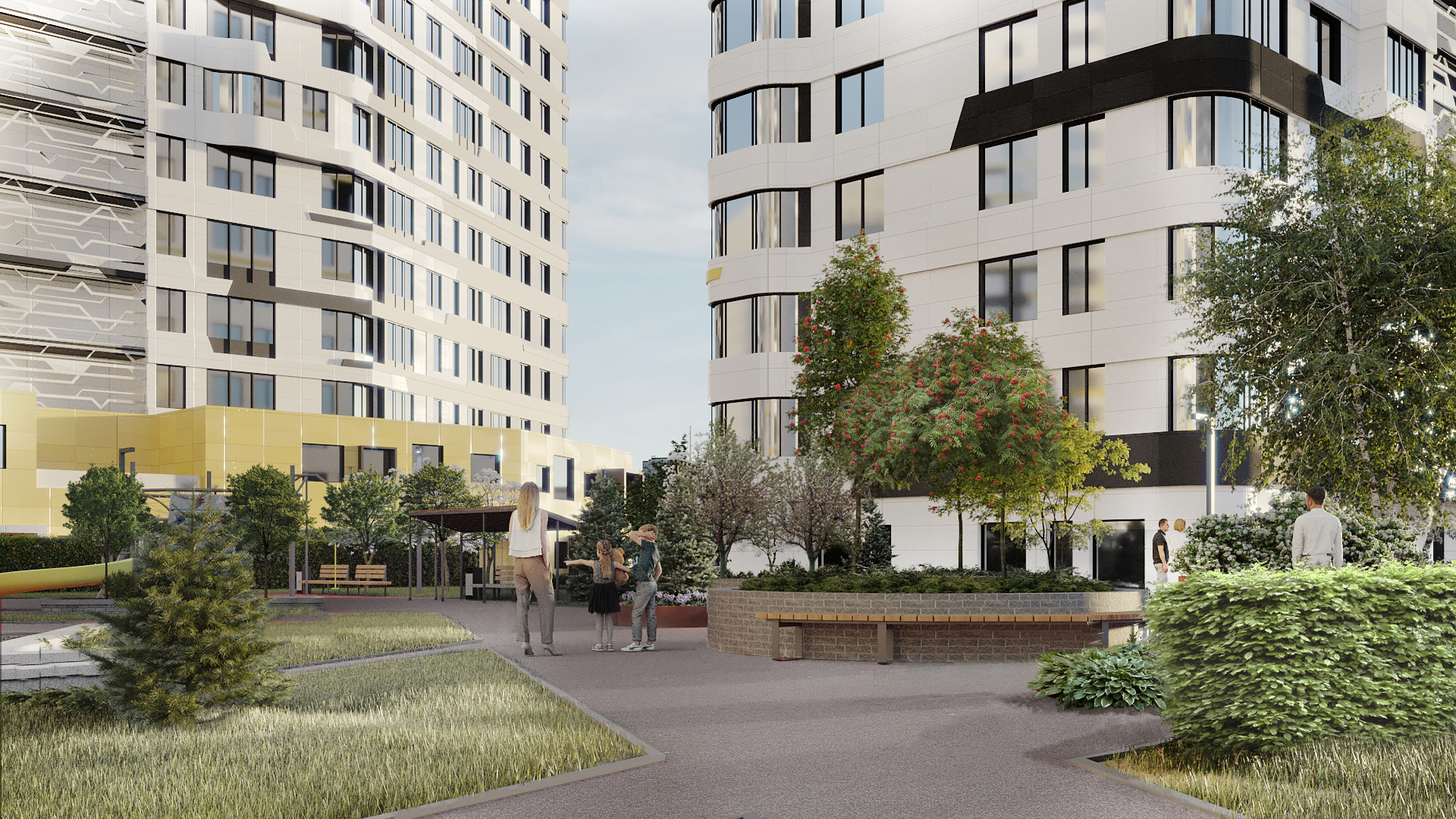 Благоустройство внутренней территории