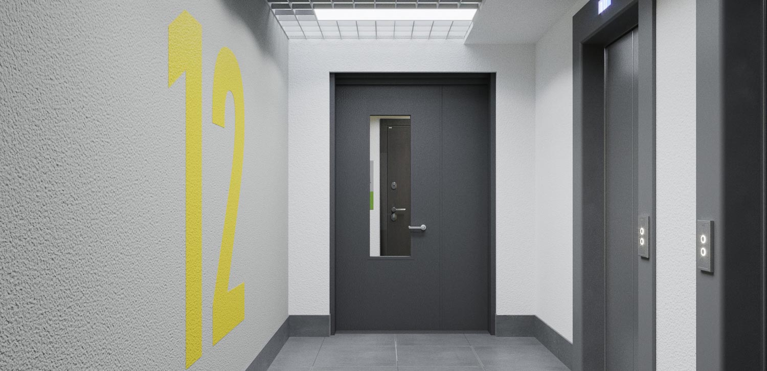 Лифтовой холл 2-16 этаж