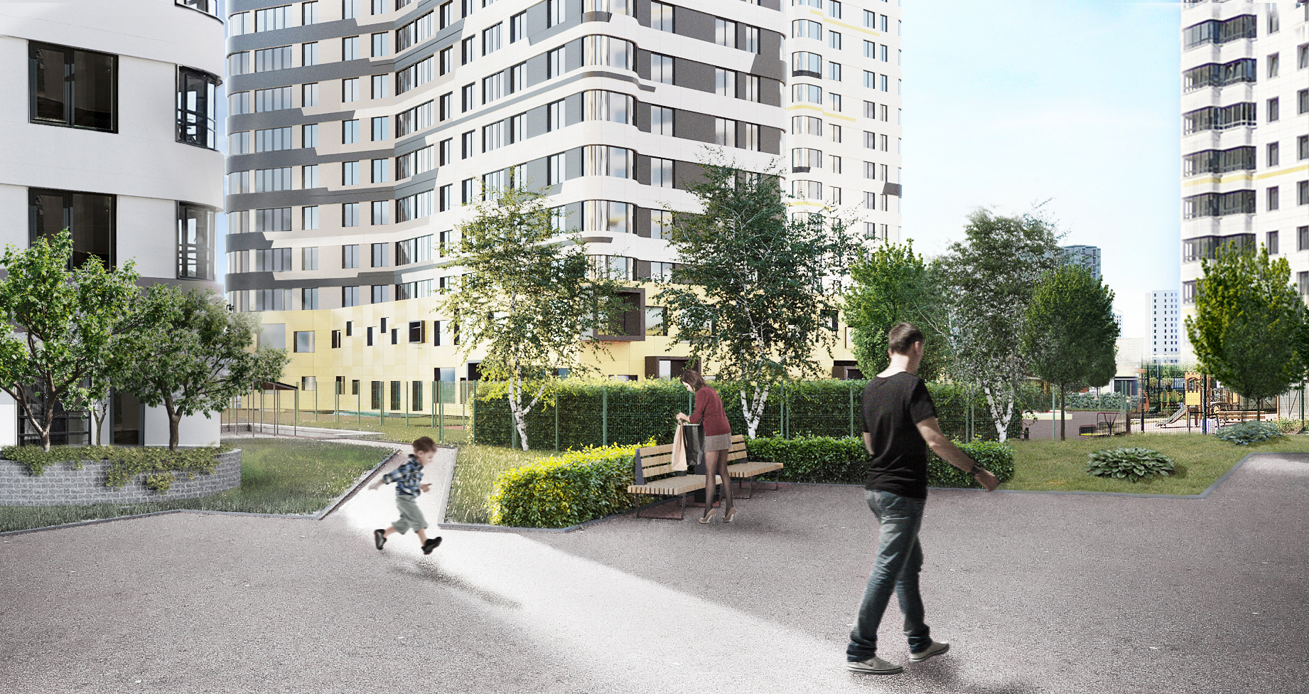 Благоустройство внутренней территории