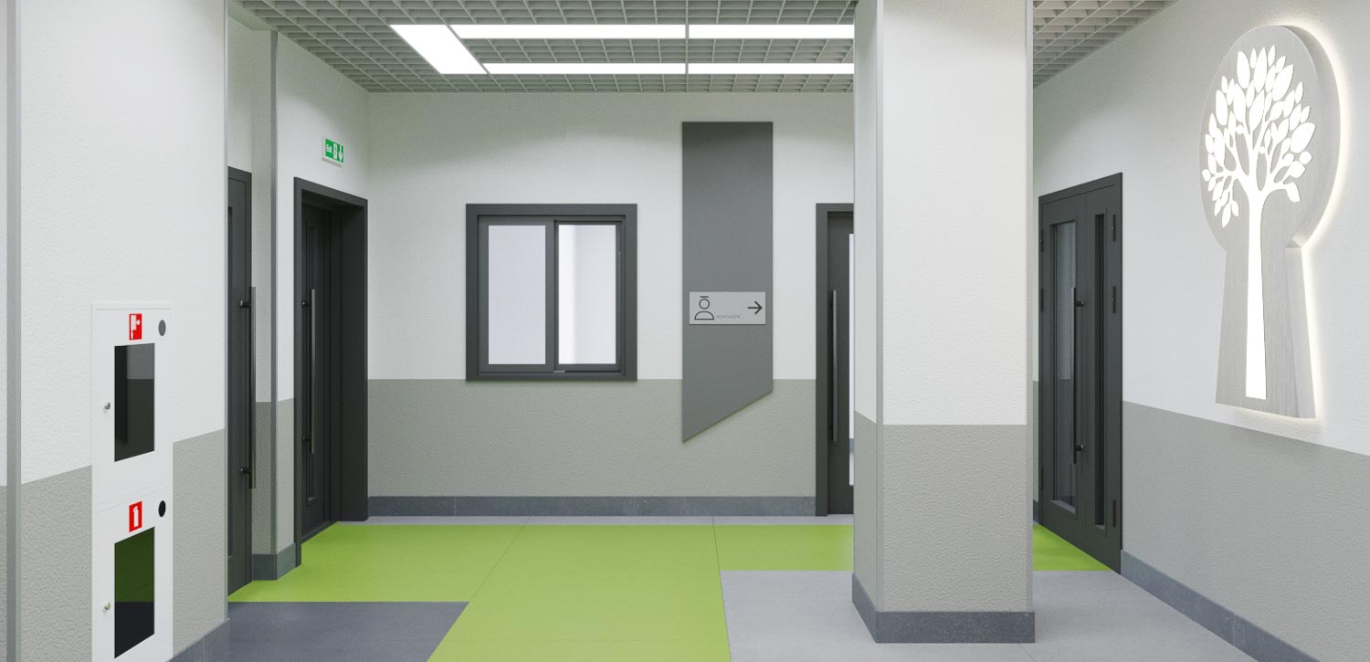 Холл первого этажа